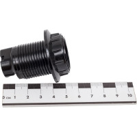 Карболитовый патрон duwi с кольцом, Е14, черный 24609 1