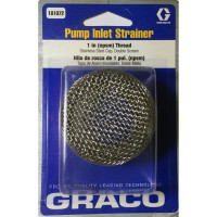 Фильтр грубой очистки Graco 181072 два слоя-8 mesh и 16mesh, внутренняя резьба 1", всасывающий AktiSpray 181072