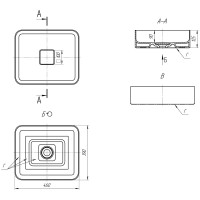 Накладной умывальник Dreja Джой 641945