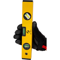 Уровень CNIC строительный алюминиевый 300 мм х 50 мм 3 ампулы 96В " 26526