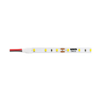 Светодиодная лента Wolta шириной 8 мм SMD2835, мощность 6Вт, 60 led/m, холодный белый свет 6500К, входное напряжение 12В, IP20, артикул WLS2835-6W/6500/12H60-01