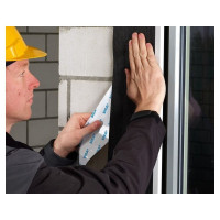 Гидроизоляционная лента для проклейки монтажного проема при установке окон Siga Fentrim IS 2 100 mm снаружи помещения (без перфорации) 9612-158525