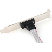 Планка в системный блок Cablexpert COM, 9pin CCDB9RECEPTACLE