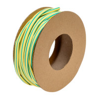 Термоусаживаемая трубка TDM ELECTRIC ТУТнг 6/3 желто-зеленая в коробке (10 м/упак) SQ0518-0414