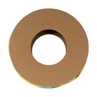 Термоусаживаемая трубка TDM ELECTRIC ТУТнг 6/3 желто-зеленая в коробке (10 м/упак) SQ0518-0414