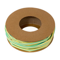 Термоусаживаемая трубка TDM ELECTRIC ТУТнг 6/3 желто-зеленая в коробке (10 м/упак) SQ0518-0414