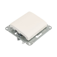 Механизм перекрестного переключателя Systeme Electric 1-клавишный СП Glossa 10А 10AX перламутр GSL000671