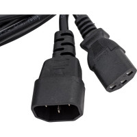 Кабель питания для системного блока-монитора Pro Legend, 1.5 м IEC 320 C13 - IEC 320 C14 PL1402