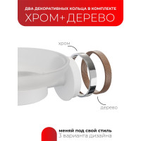 Мыльница для ванной Fora LORD белый FOR-LORD036WT