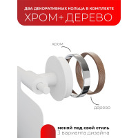 Держатель для туалетной бумаги с крышкой Fora LORD белый FOR-LORD015WT