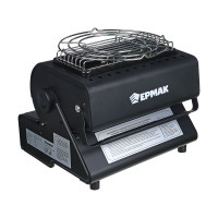 Газовый обогреватель и плитка ЕРМАК 29х26х24см, 1.9кг, пьезоэлектрич.поджиг, цанговый захват 116-037