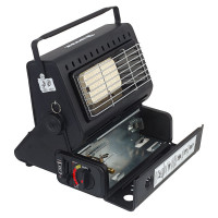 Газовый обогреватель и плитка ЕРМАК 29х26х24см, 1.9кг, пьезоэлектрич.поджиг, цанговый захват 116-037