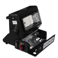 Газовый обогреватель и плитка ЕРМАК 29х26х24см, 1.9кг, пьезоэлектрич.поджиг, цанговый захват 116-037