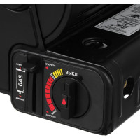 Газовый обогреватель и плитка ЕРМАК 29х26х24см, 1.9кг, пьезоэлектрич.поджиг, цанговый захват 116-037