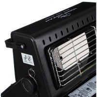 Газовый обогреватель и плитка ЕРМАК 29х26х24см, 1.9кг, пьезоэлектрич.поджиг, цанговый захват 116-037