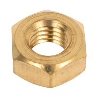 Шестигранная гайка DINFIX DIN 934, латунь, М10, 10 шт. 00-00001728