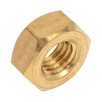 Шестигранная гайка DINFIX DIN 934, латунь, М10, 10 шт. 00-00001728