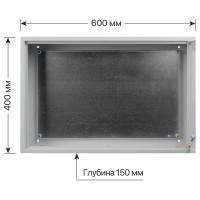Щит с монтажной панелью ЩМП-4.6.1-0 400х600х150 TDM ELECTRIC SQ0905-0055