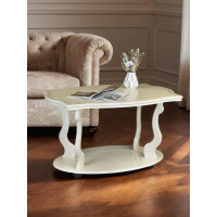 Журнальный стол Мебелик Берже 3 слоновая кость 00 1447