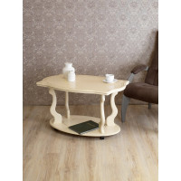 Журнальный стол Мебелик Берже 3 слоновая кость 00 1447