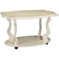 Журнальный стол Мебелик Берже 3 слоновая кость 00 1447