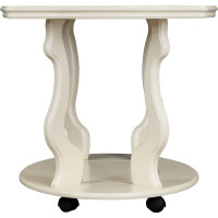 Журнальный стол Мебелик Берже 3 слоновая кость 00 1447