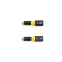 Бита ударная Дело Техники 1/4", Т30 × 25 мм с отверстием, 2шт. 794802