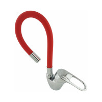 Смеситель для кухни Rainsberg с гибким силиконовым изливом, красный R3193F-8