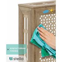 Экран на батарею отопления STELLA МДФ 90x60 см., Сусанна дуб сонома ЦБ-00002274