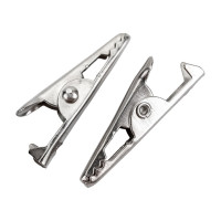 Зажим крокодил для проводов TDM ELECTRIC 3А 40мм в изоляции 1шт+1шт SQ0541-0025