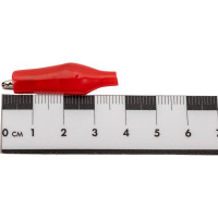 Зажим крокодил для проводов TDM ELECTRIC 3А 40мм в изоляции 1шт+1шт SQ0541-0025