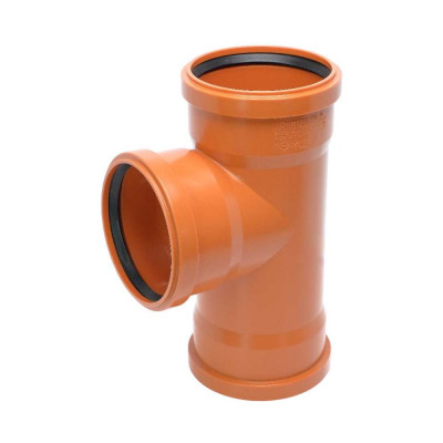 Тройник Ostendorf KGEA 3-х раструбный 110/110x87, Ger 220410