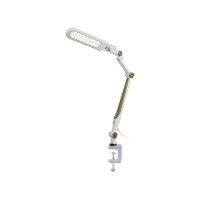 Настольный светодиодный светильник ЭРА NLED-496-12W-G на струбцине, золото Б0052769