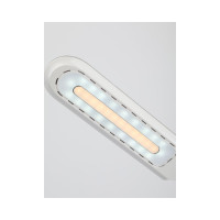 Настольный светодиодный светильник ЭРА NLED-496-12W-W на струбцине, белый Б0052766