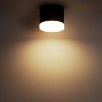 Накладной светильник Ritter Arton цилиндр, 85x70, GX53, алюминий/стекло, черный 59947 0