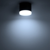 Накладной светильник Ritter Arton цилиндр, 85x70, GX53, алюминий/стекло, черный 59947 0