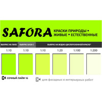 Колеровочная паста SAFORA сочный лайм 100 мл 16