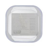 Подставка-стакан для канцелярских принадлежностей Attache office прозрачная 1328310