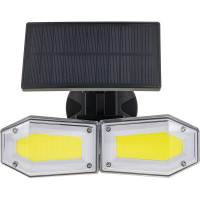 Светодиодный светильник duwi с датчиком движения Solar LED на солнечных батареях, 25Вт, 6500К, 820Лм, IP65, 3 режима, цвет черный 25018 0