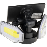 Светодиодный светильник duwi с датчиком движения Solar LED на солнечных батареях, 25Вт, 6500К, 820Лм, IP65, 3 режима, цвет черный 25018 0