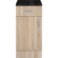 Напольный шкаф Комфорт-Питер 40 см 1 ящик 091 дуб сонома 911670091