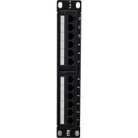Патч-панель IEK ITK 1U кат.6 UTP 12 портов 10" Dual IDC PP12-1UC06U-D05-10