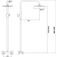 Душевая стойка Fmark FS8505  23744
