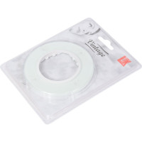 1-постовая рамка LK Studio круглая из натурального светлого стекла LK Vintage 889111-1