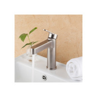 Смеситель для умывальника Gappo 35к G1099-30 нержавеющая сталь, литой, сатин 549417