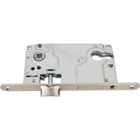 Замок Ренц, 1 ригель и защелка, с подшипниками, никель матовый INLBB 8550-2/1 SN
