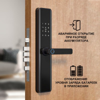 Умный биометрический дверной замок Wi-Fi SECURIC SEC-SF-201B