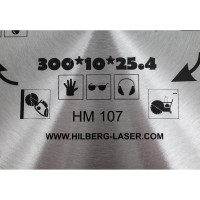 Диск алмазный отрезной Hilberg 300x25.4 Hard Materials Laser HM107