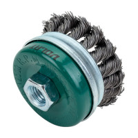 Щетка усиленная 65 мм, М14, крученая проволока для УШМ ВОЛАТ 81040-65