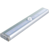 Светодиодный светильник Uniel для мебели с датчиком движения ULM-F48-2W/4500K/4AAA SENSOR IP20 SILVER UL-00008289